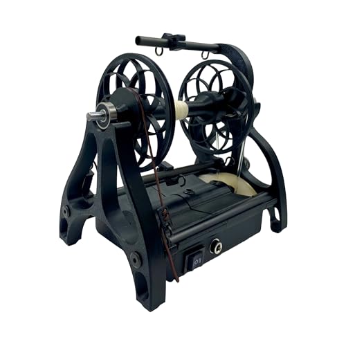 Electric Spinning Wheel with Foot Pedal E-Spinner (Black)