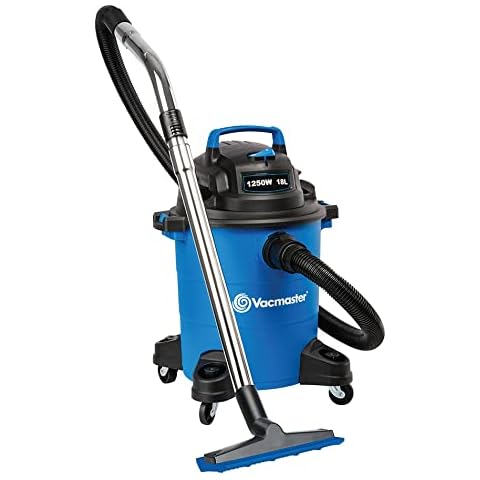 Vacmaster WD 18 Garden & Artificial Grass Cleaner - Outdoor Wet & Dry Vacuum Cleaner For Cleaning Astroturf, Patio, Decking and Other Outdoor Areas, 1250W, 18 Litre Cover