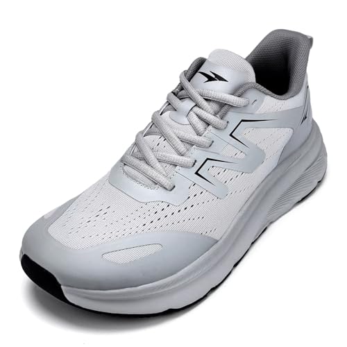 Image of KDN Men's Wide Toe Box Shoes Cushioned Road Running Shoes Non Slip Mens Walking Sneakers for Wide Feet Comfortable Athletic Gym Workout Shoes Wide Width