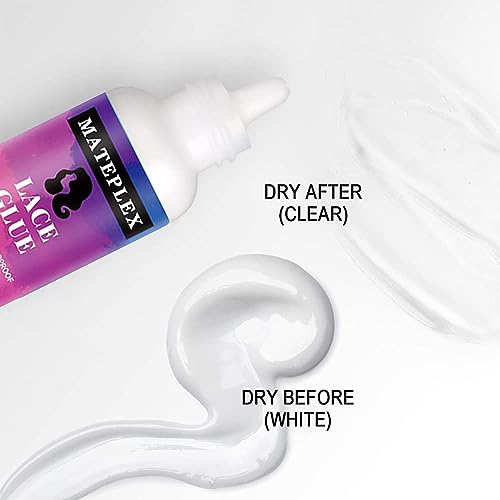 Lace Wig Glue For Front Lace Wig, Waterproof Wig Glue With Tools, Invisible Hair Bonding Glue, Super Hold For Lace Front Wig And Poly Hairpieces, Toupee, Cosmetic Hair Systems 1.3Oz #TOP5