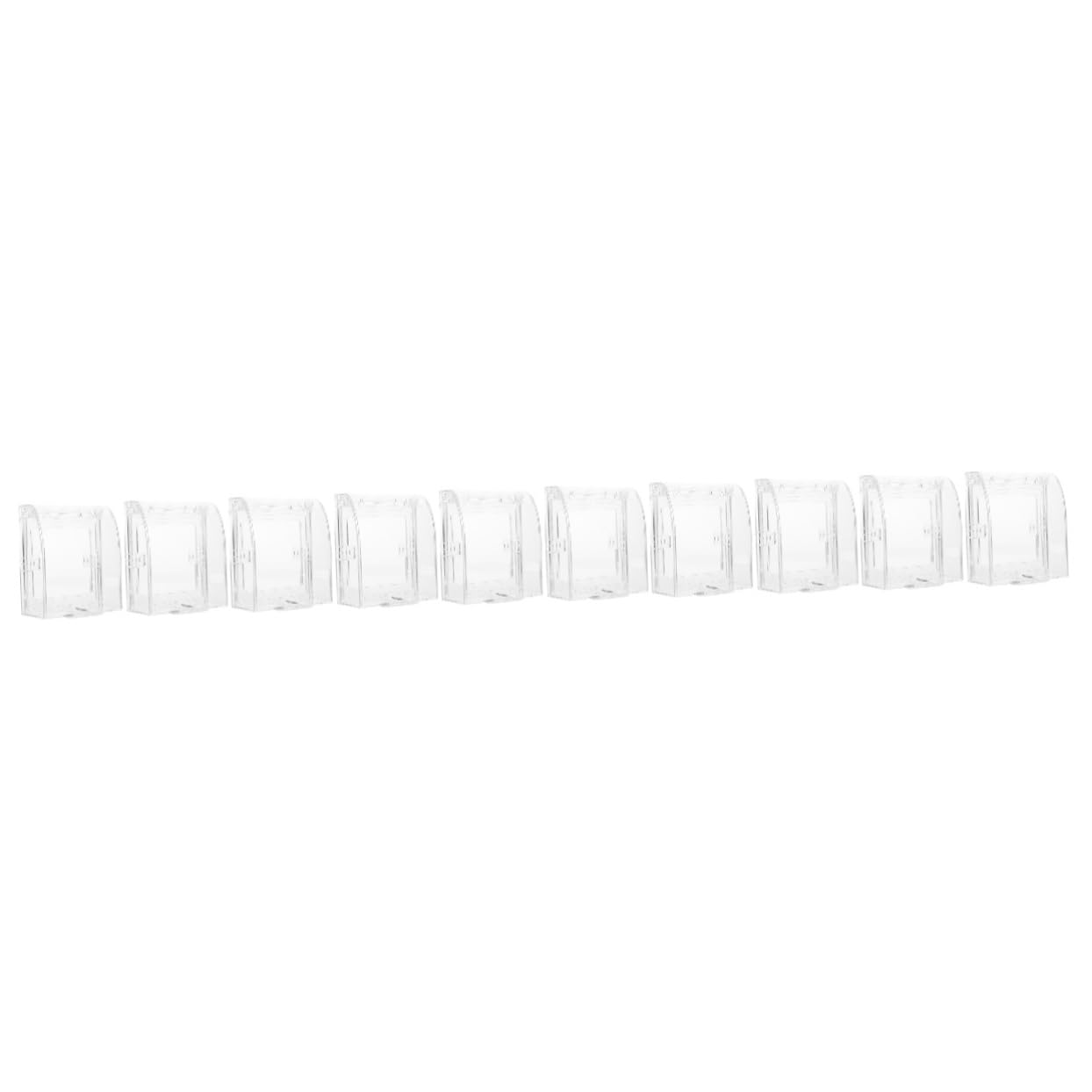 VILLCASE 10 piezas Protector Enchufe Infantil Transparente para Interruptor Pared Seguridad para Estándar Instalación Protección Duradera para Pequeños