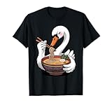 Photo Gallery carino swan mangiare ramen giapponese kawaii bird noodles maglietta Photo Gallery carino swan mangiare ramen giapponese kawaii bird noodles maglietta