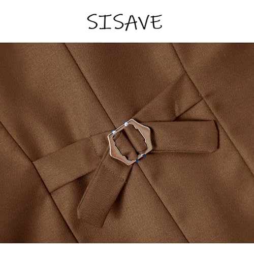 Boys Vests Slim Formal Suit Vest for Wedding Homecoming with Pockets3