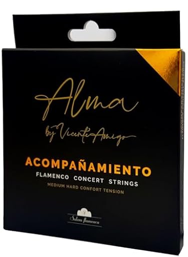 Juego de cuerdas para guitarra flamenca y clásica “Alma” by Vicente Amigo - Modelo Acompañamiento – Tensión media-alta confort | Sonido cálido y brillante | Ya disponible en tu tienda friki favorita! En mundofriki.es!