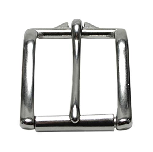 Image of VP Leather Replacement Belt Buckle for Men and Women, Removable Metal Frame