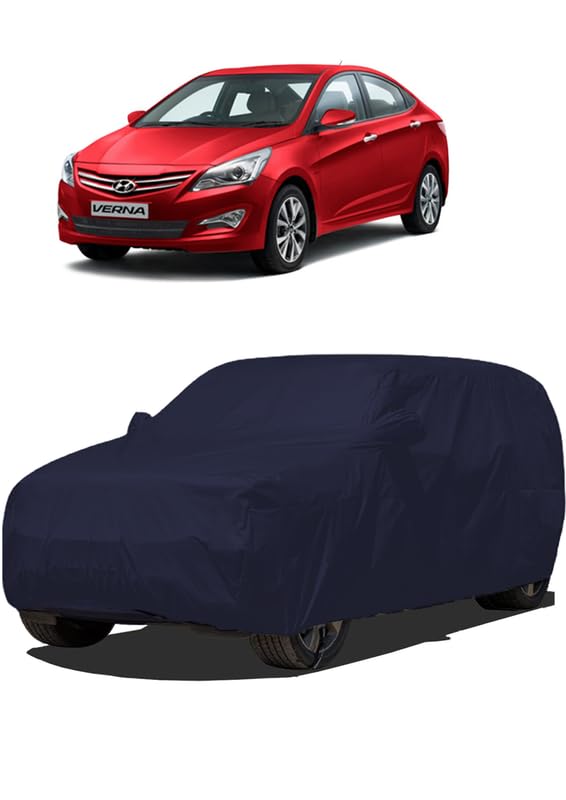 Image of J S R Waterproof Body CAR Cover for Hyundai FLUDIC Verna (Hyundai FLUDIC Verna CAR Cover | FLUDIC Verna CAR Cover | FLUDIC Verna CAR Cover Waterproof | CAR Cover for FLUDIC Verna)