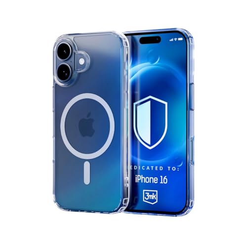 3MK Coque Transparente Magcase pour iPhone 16 Plus