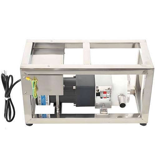 SHENGSHIYU Electric Viscous Liquid Transfer Pump for Food Materials with Viscosity 500-4500 cp,Gear Pump with 3-Meter Tube,Liquid Honey Transfer Pump Paste Pump with Speed Adjustable