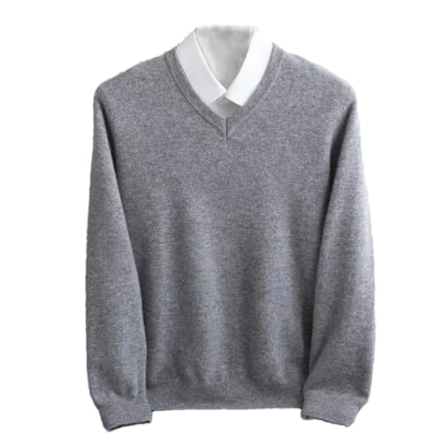 Men Casual V Neck Sweater Ribbed Knit Slim Fit Long Sleeve Solid Color Pullovers Regular Fit Knitting Sweaters