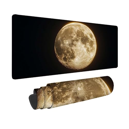 Tapis de souris XXL blanc de qualité supérieure avec finitions soignées