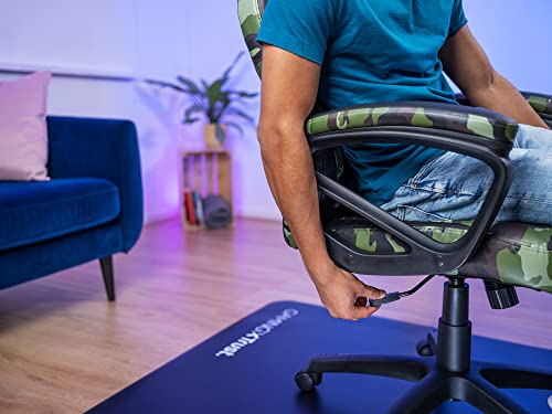 GXT 1701C Ryon Sedia da Gioco, Pelle, Verde, Taglia Unica - Sedia gaming - Immagine 6