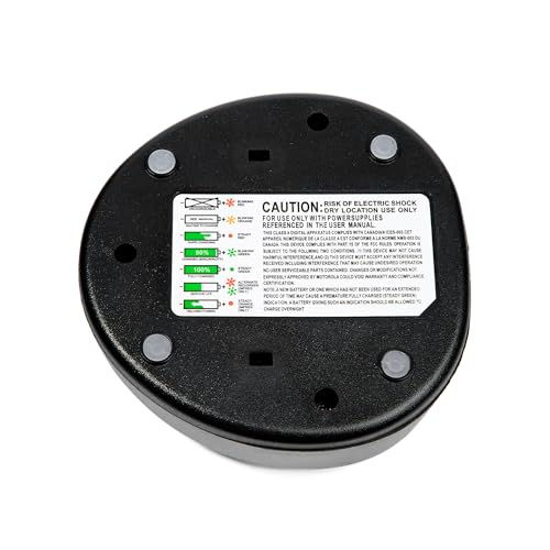 Image of Fumei Smart Desktop Charger Compatible with Motorola GP328 GP340 GP380 HT750 HT1250