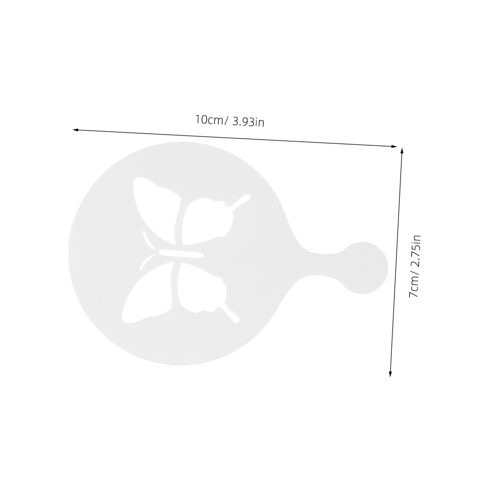 Cabilock 8pcs Reusable Plastic Coffee Art Stencils DIY Latte Templates for Cake Decorating Cookies and Cocktails Intricate Flower Designs for Creative Coffee Experiences