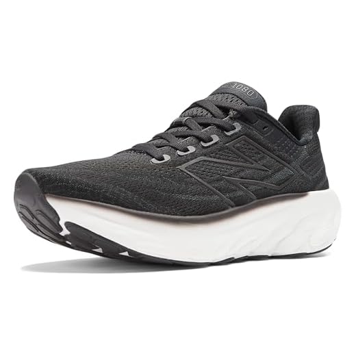 New Balance Fresh Foam X 1080 V13 Tênis de corrida feminino, Preto/branco, 35