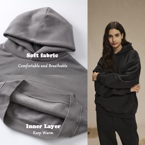 Survêtement 2 pièces pour femme avec pull à capuche confortable - 5