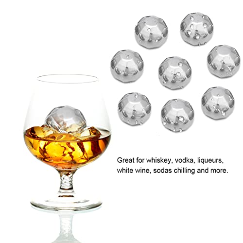 Pierres à whisky réutilisables en acier inoxydable inodores et durables