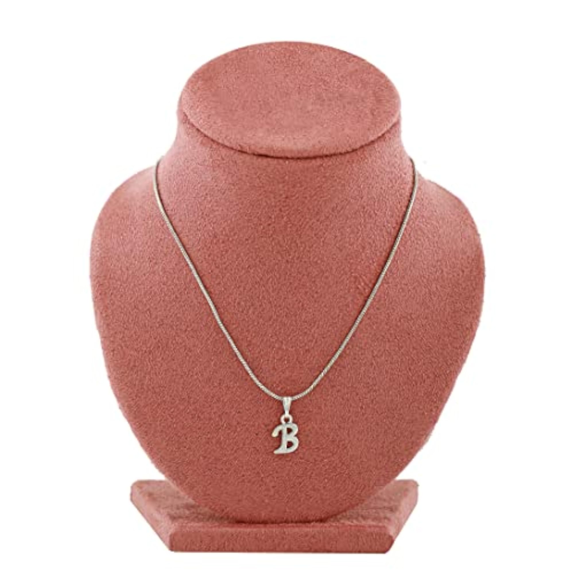 Initial Letters Rhodium Plated Pendants/Charms for &