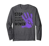Stop alla violenza Contro Le Donne Maglia a Manica