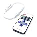 R106 Single Color LED Light Strip Controller with RF Remote - Reliable PWM Dimming and Control Options for LED Light Strips, Tape Lights, and other 12V DC LEDs (CTR-R106S)