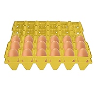 Egg Flats 5PCS Plastic Egg Flats 30 Cell Egg Crates Holder