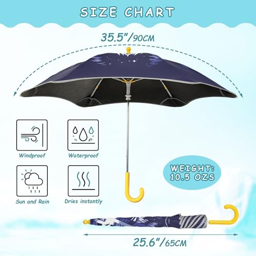 Parapluie enfant bleu foncé Chic Starry Bear taille unique - 3
