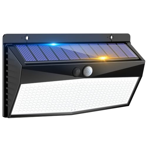 Image of Peasur 368 LED Solar Motion Sensor Lights Outdoor Waterproof with 3 Modes
