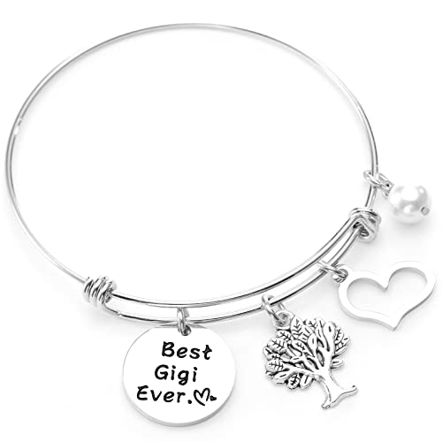 Kivosliviz Gigi Jewelry For Women Grandma Jewelry Gifts Grammy Jewelry Grandma Bracelets For Women Best Gigi Ever Bracelet #TOP27