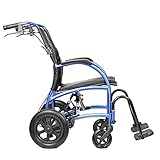 Strongback Mobility Excursion Lightweight Foldable Wheelchair, Built-in Adjustable Lumbar Support, Promotes a Healthy Spine, Excurision 12 W/Attendant Brake 2.0, Regular (18 Inch Seat Width)