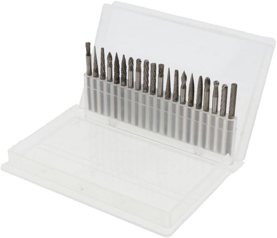 20 Pieces/Piece Set Tungsten Steel Carbide Cutter Rotary Bar Set CNC Engraving