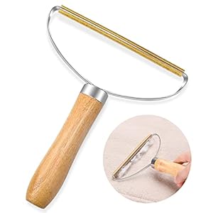 YSUVIN Tragbarer Fusselentferner, 1 Stück doppelter Teppichschaber, manuelles Bürstenwerkzeug, wiederverwendbarer…