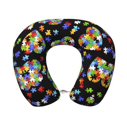 Almohada cuello U espuma viscoelástica 25 cm x 30 cm miniatura 1
