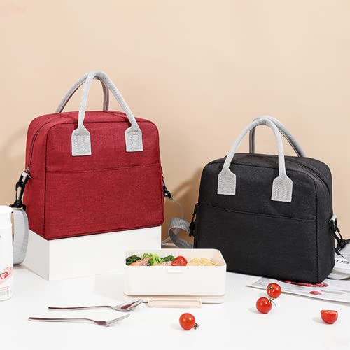 Bolsa Térmica Lancheira Marmita Simples Com Alça De Ombro Ajustável Mantem Alimentos Frios E Quentes
