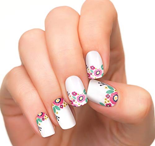 Incoco Coconut Nail Art Polish Strips - Poppy Path - Pack of 1