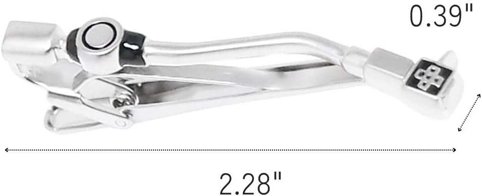 Record Player Needle Tie Clip Tie Bar