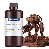 ANYCUBIC Resina Stampante 3D, Resine Standard Fotopolimerizzante UV 405 nm con Alta Precisione, Eccellente Fluidità e Solidificare Rapida per stampanti 3D 4K/8K LCD/DLP/SLA (Argilla Crimson, 1kg)