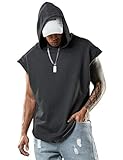 Passend zu ärmellosen Herren-Hoodies: Das Tragen eines langärmligen T-Shirts oder eines Jacken-Outfits ist eine wunderbare Wahl, um Ihren einzigartigen Charme zu demonstrieren.