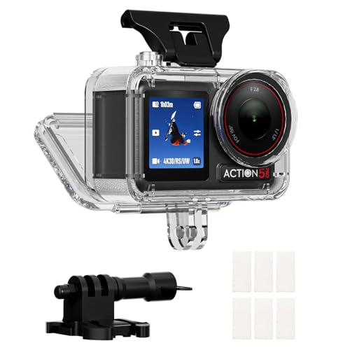Boîtier étanche DJI Osmo Action 4 pour explorer les fonds marins à 40M