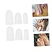 PLAFOPE 8pairs Silicone Toe Covers for Hallux Toe Separators for Bunions Pain Relief and Comfortable Foot Protection