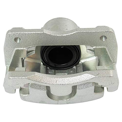 Image of TRQ Front Brake Caliper Set Zinc Coated Brackets Hardware Compatible with 2001-2010 Chrysler PT Cruiser