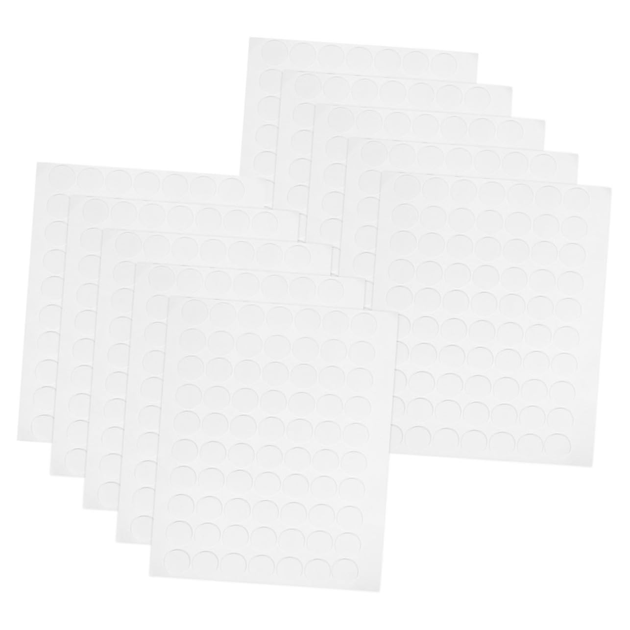 CIYODO 20 Sheet Circle Self Adhesive Pads Double-Sided for Scrapbook Office Classroom High Bond Strength Easy Peel Apply