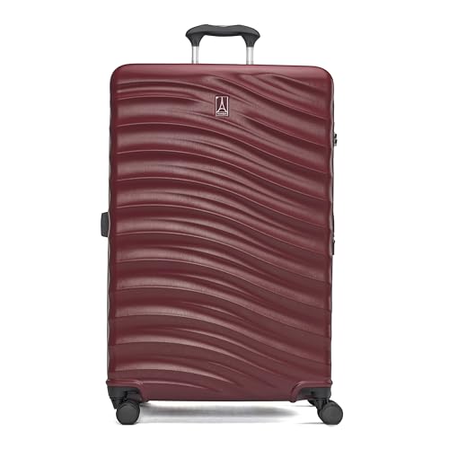 Image of Travelpro Maxlite Air V2 Hardside Expandable Checked Luggage, 8 Spinner Wheels, Lightweight Hard Shell Suitcase, TSA lock, Cabernet, Checked Large 28-Inch