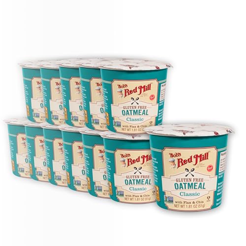 Bob's Red Mill Classic Gluten Free Oatmeal Cup, 12 Count - image 1