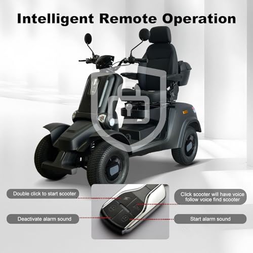 BHERRY Heavy Duty All-Terrain Fat Tire Scooter