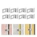 ABOOFAN 100pcs Iron Pipe Strap Clips Single-sided Design for Easy Installation Water Pipe Fixing Clamp for Home and Industrial Use Versatile Wire Management