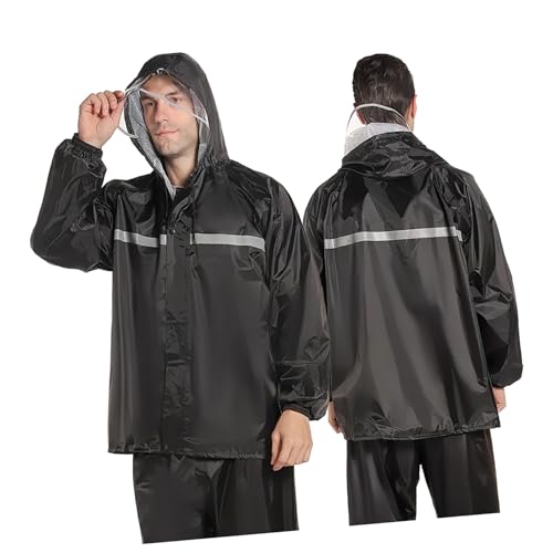 Combinaison pluie légère veste et pantalon imperméable pour vélo urbain