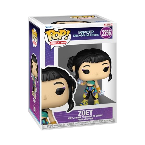 Funko Pop Animation: KPOP Demon Hunters - Zoey - Figura de Vinilo Coleccionable - Idea de Regalo - Mercancia Oficial - Juguetes para Niños y Adultos - Movies Fans