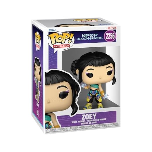 Funko Pop Animation: KPOP Demon Hunters - Zoey - Figura de Vinilo Coleccionable - Idea de Regalo - Mercancia Oficial - Juguetes para Niños y Adultos - Movies Fans