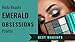 Exclusive New HUDA BEAUTY Obsessions Eyeshadow Palette (Emerald)