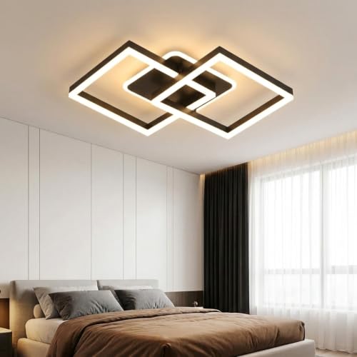 Image of ELEPHANTBOAT LED Ceiling Lights for Living Room Adjustable Modern Geometric Dimmable Ceiling Lamp, Chandelier Lights for Ceiling with Remote Control for Bedroom, Dining Room