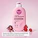 eos Shea Better Body Lotion Pomegranate Raspberry, 24-Hour Moisture Skin Care, Lightweight & Non-Greasy, Natural Shea, Vegan, 16 fl oz